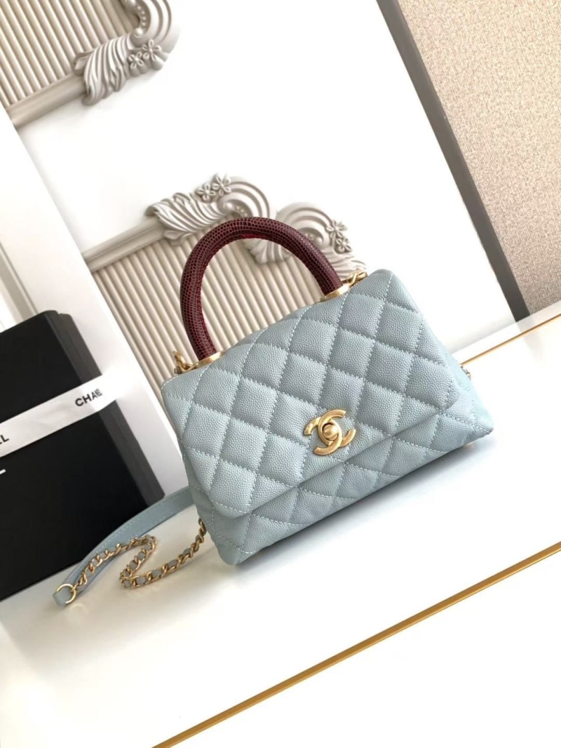 Ch**el top handle bags